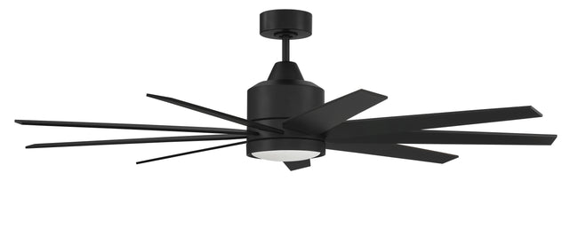 CHP60FB9 - Champion 60" 9 Blade Indoor / Outdoor Ceiling Fan with Light Kit - Remote & Wall Control