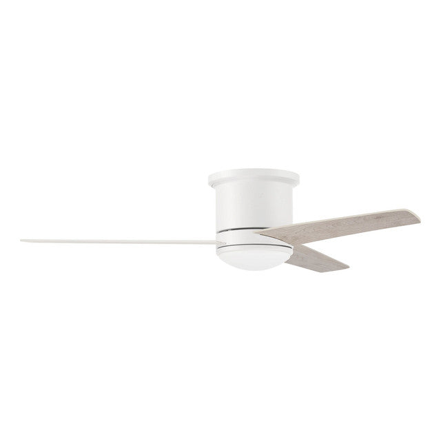 CLE52W3 - Cole 52" 3 Blade Indoor / Outdoor Ceiling Fan with Light Kit - Remote & Wall Control - Whi