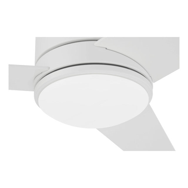 CLE52W3 - Cole 52" 3 Blade Indoor / Outdoor Ceiling Fan with Light Kit - Remote & Wall Control - Whi