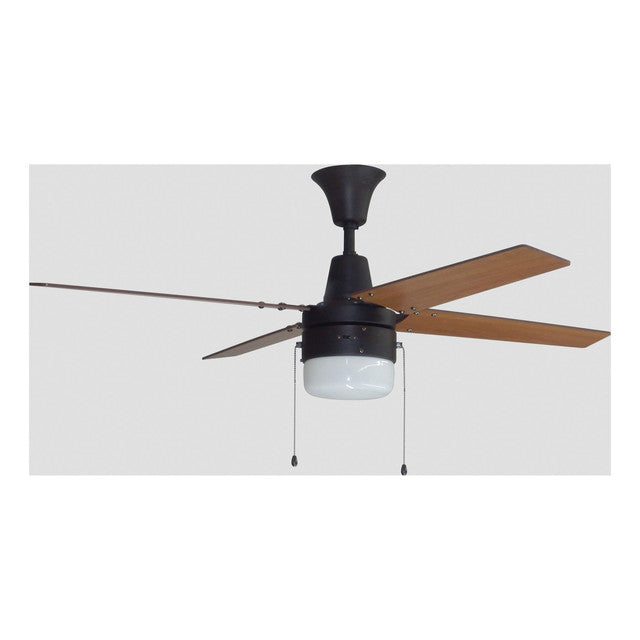 CON48ABZ4C1 - Connery 48" 4 Blade Ceiling Fan with Light Kit - Pull Chain - Aged Bronze Brushed
