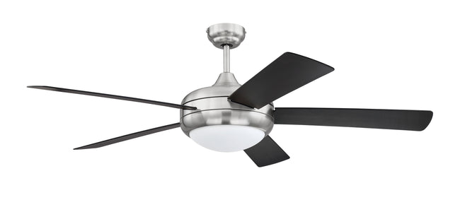 CRO52BNK5 - Cronus 52" 5 Blade Ceiling Fan with Light Kit - Remote Control - Brushed Polished Nickel