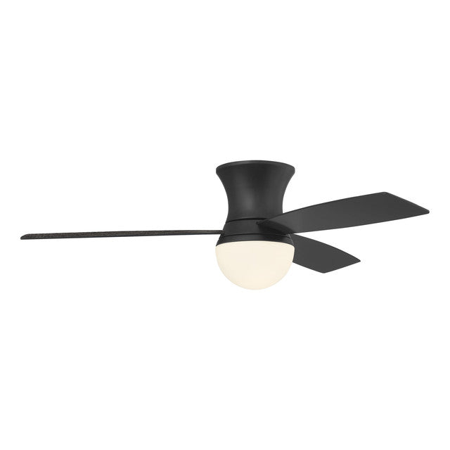 DBK52FB3 - Daybreak 52" 3 Blade Ceiling Fan with Light Kit - Wi-Fi Remote Control - Flat Black
