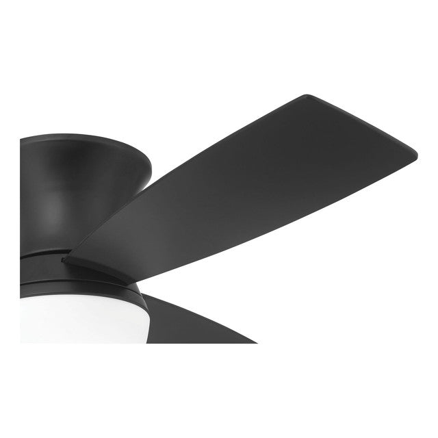 DBK52FB3 - Daybreak 52" 3 Blade Ceiling Fan with Light Kit - Wi-Fi Remote Control - Flat Black