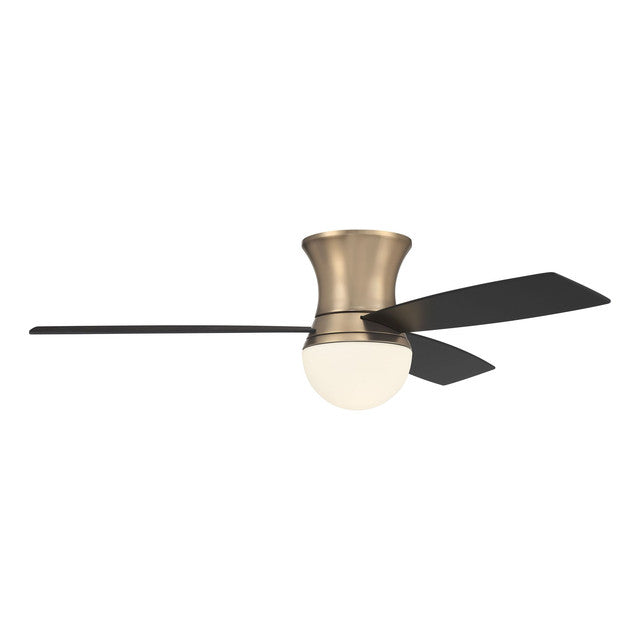 DBK52SB3 - Daybreak 52" 3 Blade Ceiling Fan with Light Kit - Wi-Fi Remote Control - Satin Brass