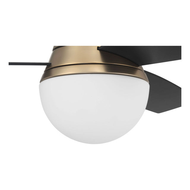 DBK52SB3 - Daybreak 52" 3 Blade Ceiling Fan with Light Kit - Wi-Fi Remote Control - Satin Brass