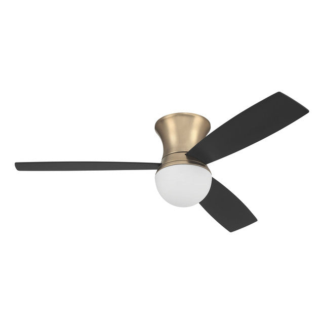DBK52SB3 - Daybreak 52" 3 Blade Ceiling Fan with Light Kit - Wi-Fi Remote Control - Satin Brass
