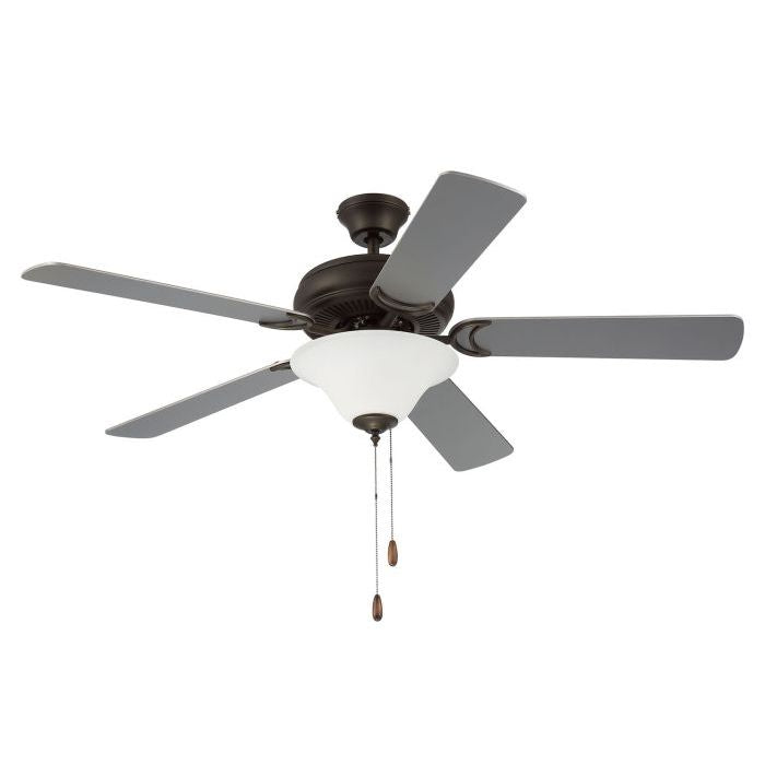 DCF52ESP5C1W - Decorator's Choice 52" 5 Blade Ceiling Fan with Light Kit - Pull Chain - Espresso