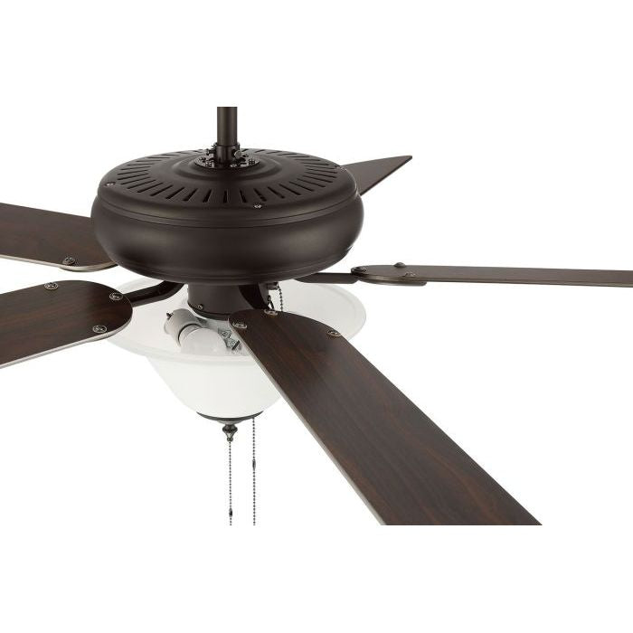 DCF52ESP5C1W - Decorator's Choice 52" 5 Blade Ceiling Fan with Light Kit - Pull Chain - Espresso