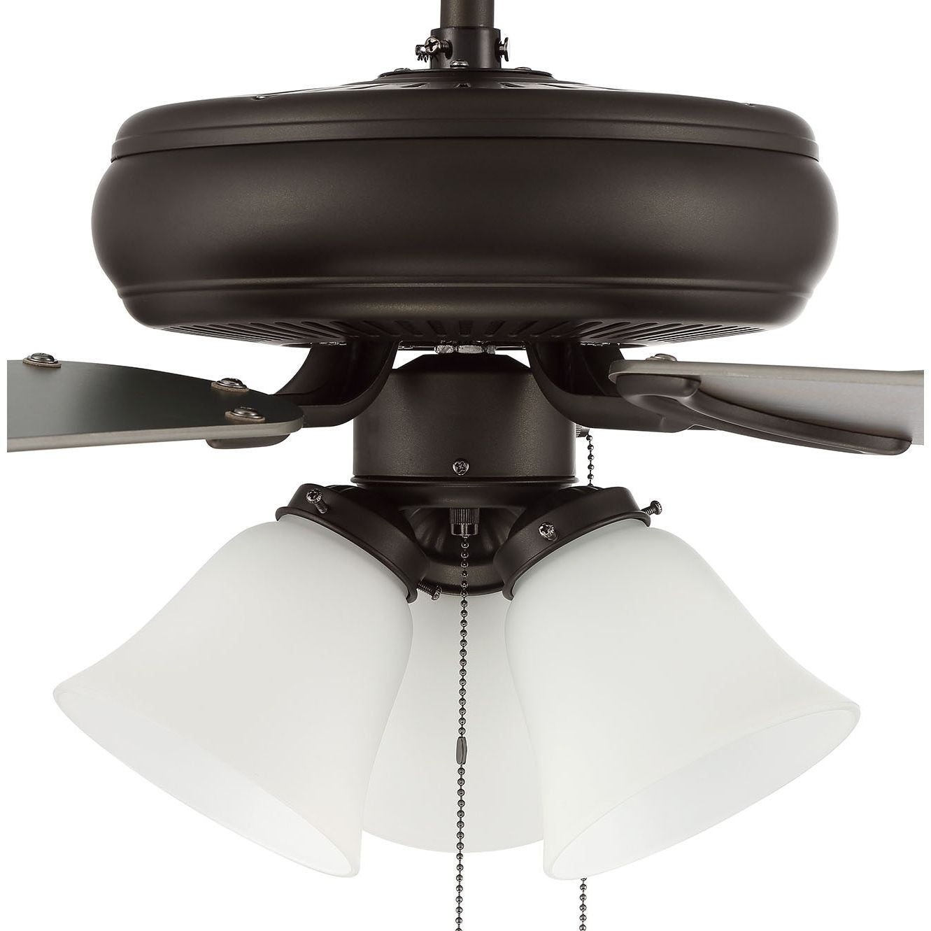 DCF52ESP5C3W - Decorator's Choice 52" 5 Blade Ceiling Fan with Light Kit - Pull Chain - Espresso