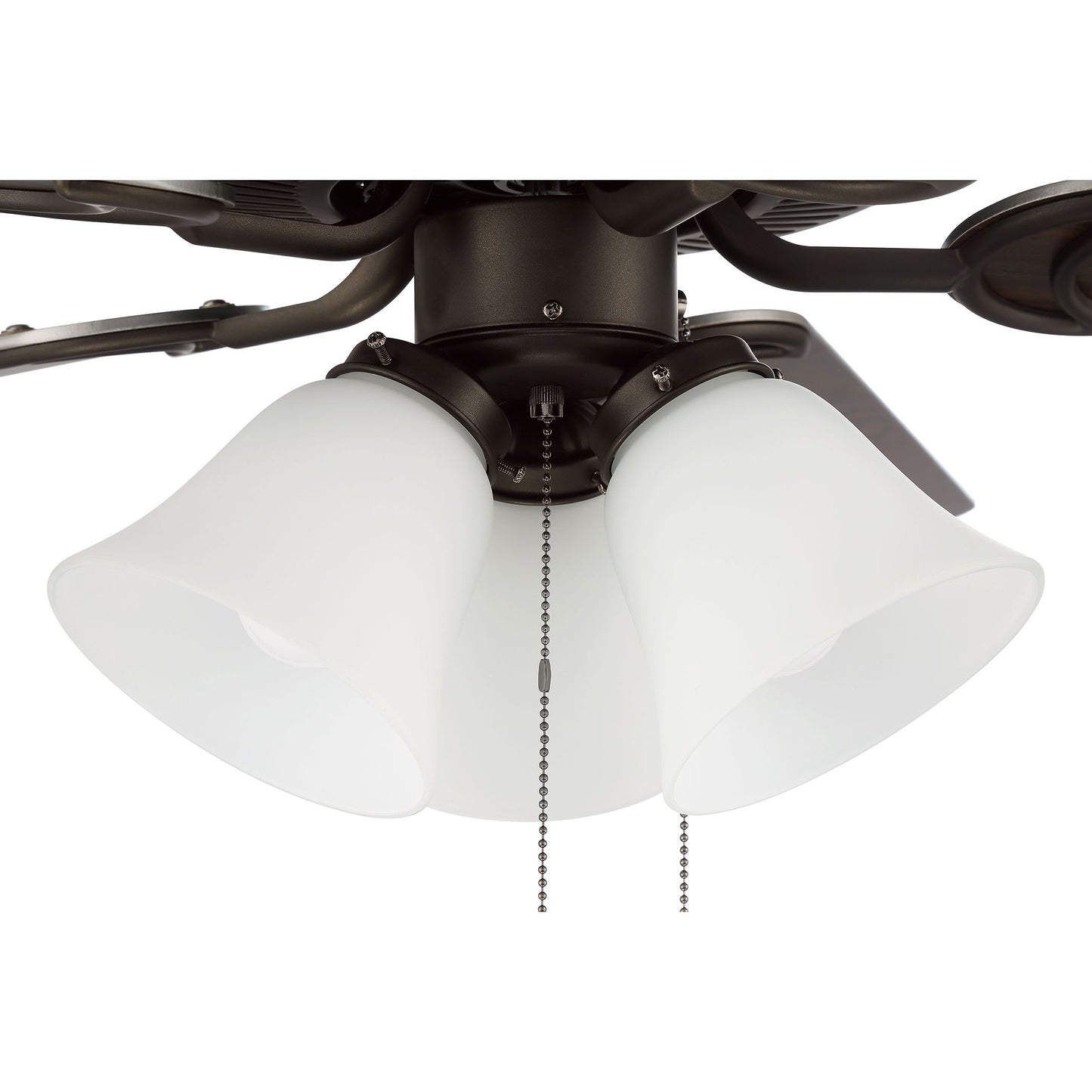 DCF52ESP5C3W - Decorator's Choice 52" 5 Blade Ceiling Fan with Light Kit - Pull Chain - Espresso