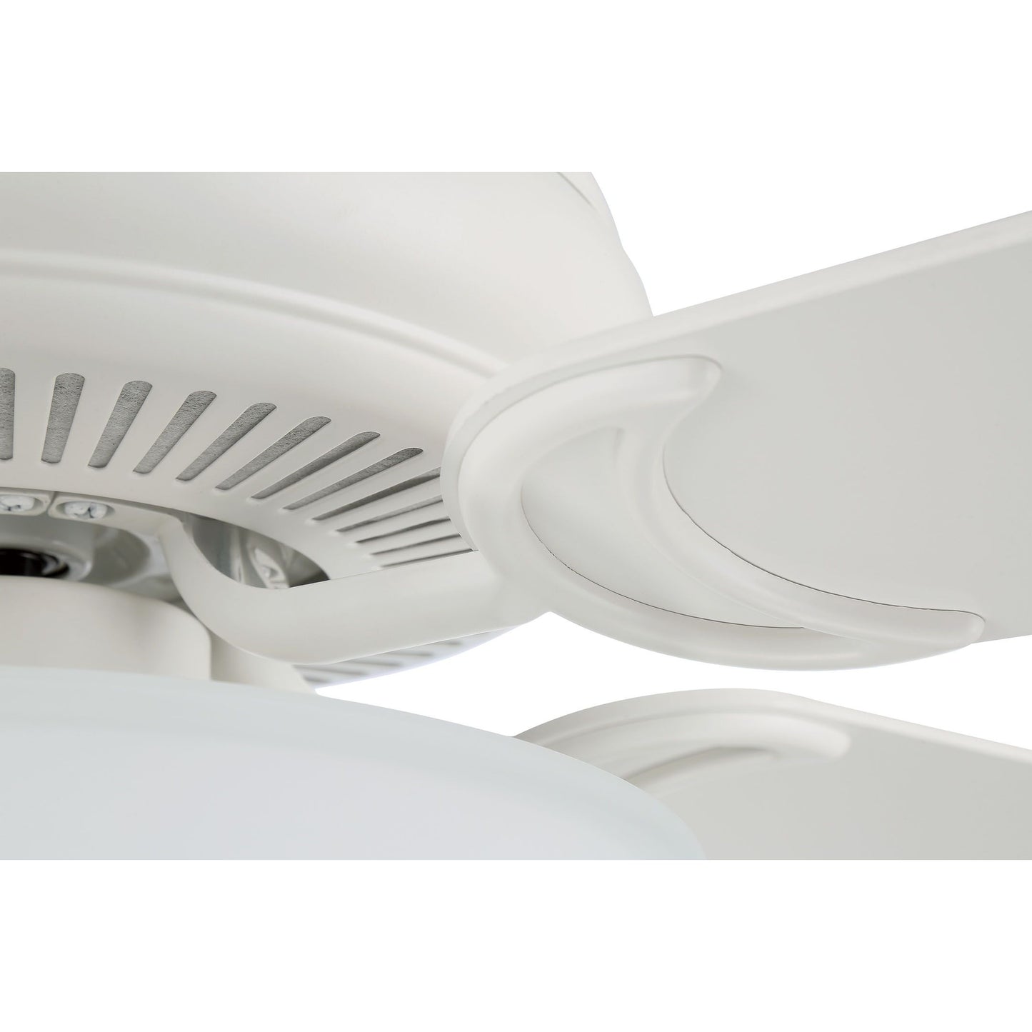 DCF52W5C3W - Decorator's Choice 52" 5 Blade Ceiling Fan with Light Kit - Pull Chain - Matte White