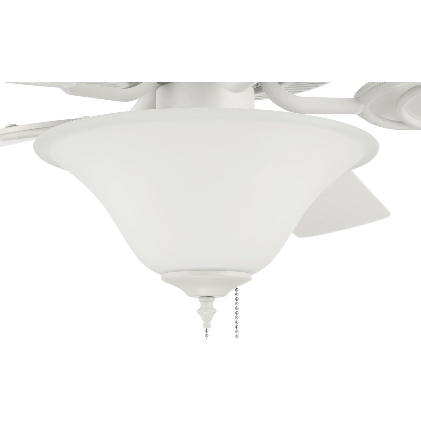 DCF52W5C3W - Decorator's Choice 52" 5 Blade Ceiling Fan with Light Kit - Pull Chain - Matte White