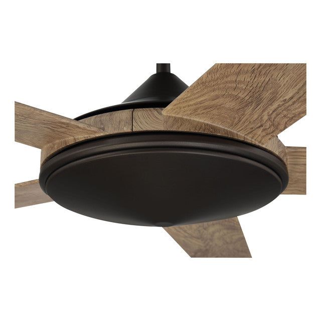 DLY60ESP5 - Delaney 60" 5 Blade Indoor / Outdoor Ceiling Fan with Light Kit - Remote Control - Espre