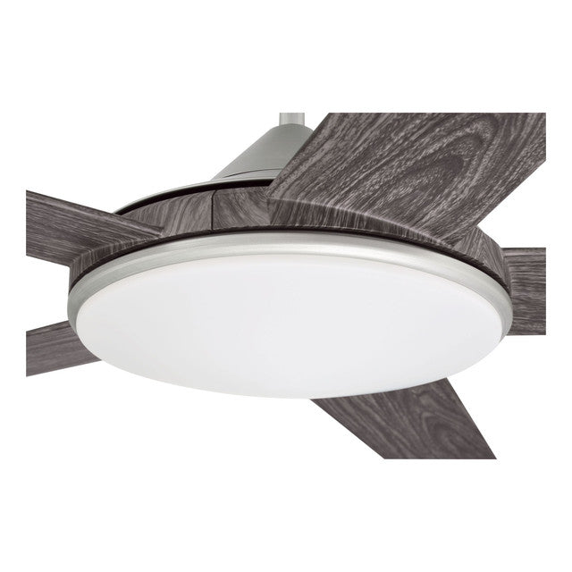 DLY60PN5 - Delaney 60" 5 Blade Indoor / Outdoor Ceiling Fan with Light Kit - Remote Control - Painte