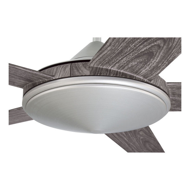 DLY60PN5 - Delaney 60" 5 Blade Indoor / Outdoor Ceiling Fan with Light Kit - Remote Control - Painte