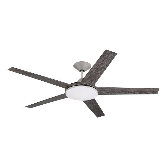 DLY60PN5 - Delaney 60" 5 Blade Indoor / Outdoor Ceiling Fan with Light Kit - Remote Control - Painte