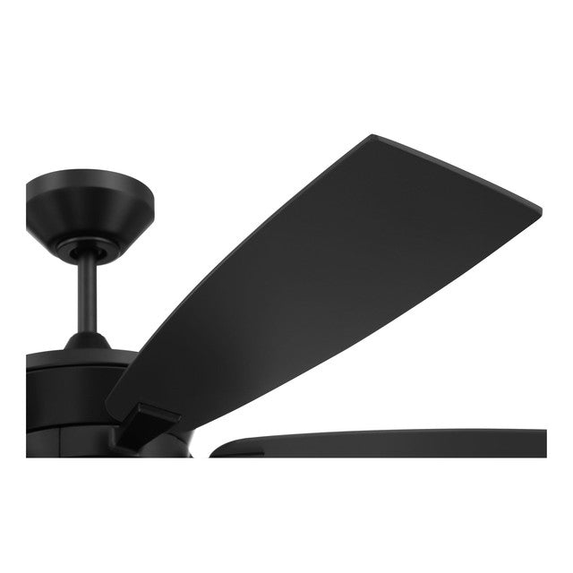 DMK52FB5 - Dominick 52" 5 Blade Ceiling Fan with Light Kit - Remote Control - Flat Black