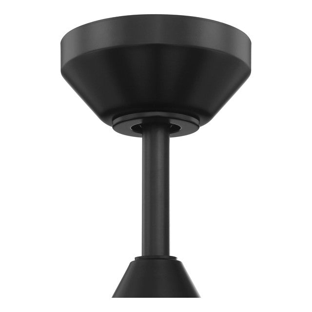 DMK52FB5 - Dominick 52" 5 Blade Ceiling Fan with Light Kit - Remote Control - Flat Black