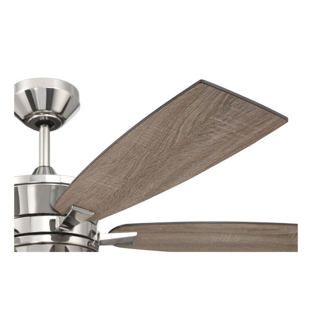 DMK52PLN5 - Dominick 52" 5 Blade Ceiling Fan with Light Kit - Remote Control - Polished Nickel