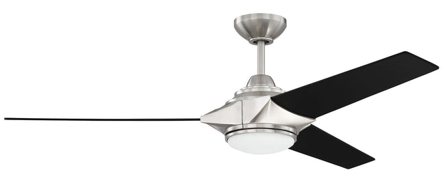 ECH54BNK3 - Echelon 54" 3 Blade Ceiling Fan with Light Kit - Remote & Wall Control - Brushed Polishe