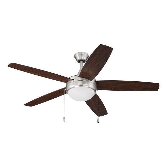 EPHA52BNK5 - Phaze 52" 5 Blade Ceiling Fan with Light Kit - Pull Chain - Brushed Polished Nickel