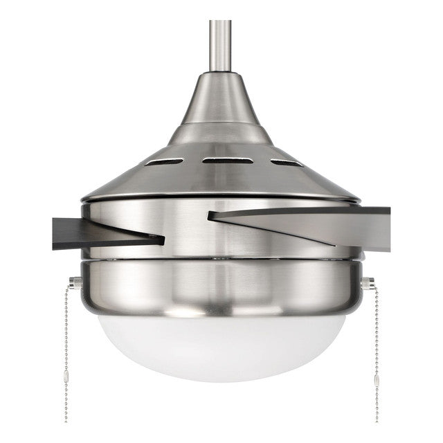 EPHA52BNK5-BNGW - Phaze 52" 5 Blade Ceiling Fan with Light Kit - Pull Chain - Brushed Polished Nicke