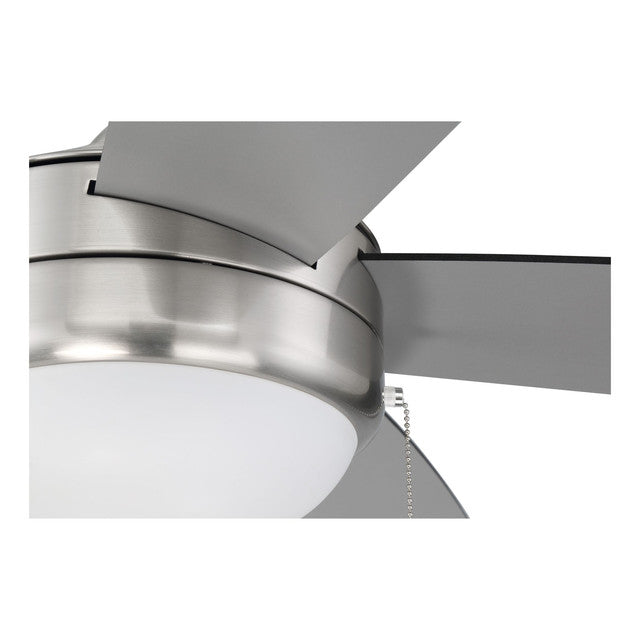 EPHA52BNK5-BNGW - Phaze 52" 5 Blade Ceiling Fan with Light Kit - Pull Chain - Brushed Polished Nicke