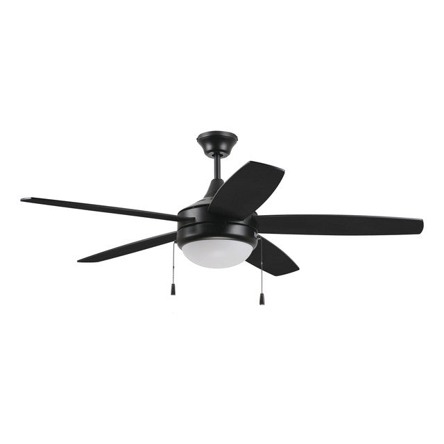 EPHA52FB5 - Phaze 52" 5 Blade Ceiling Fan with Light Kit - Pull Chain - Flat Black