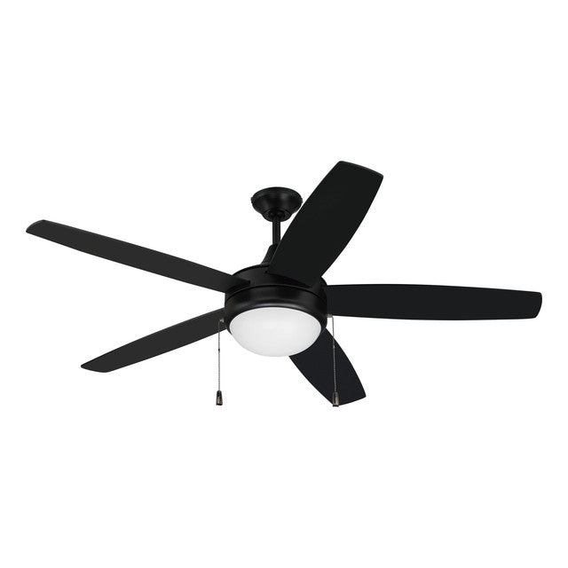 EPHA52FB5 - Phaze 52" 5 Blade Ceiling Fan with Light Kit - Pull Chain - Flat Black