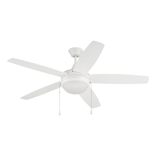 EPHA52W5 - Phaze 52" 5 Blade Ceiling Fan with Light Kit - Pull Chain - White