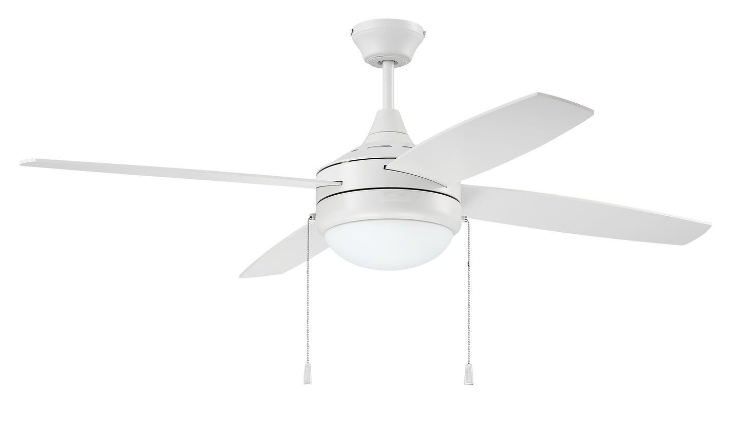 EPHA52W4 - Phaze 52" 4 Blade Ceiling Fan with Light Kit - Pull Chain - White