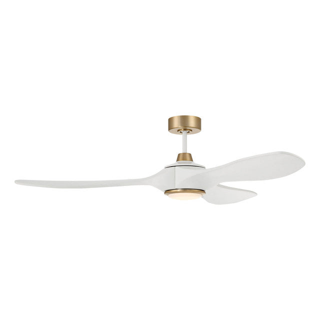 EVY60WSB3 - Envy 60" 3 Blade Indoor / Outdoor Ceiling Fan with Light Kit - Wi-Fi Remote Control - Wh