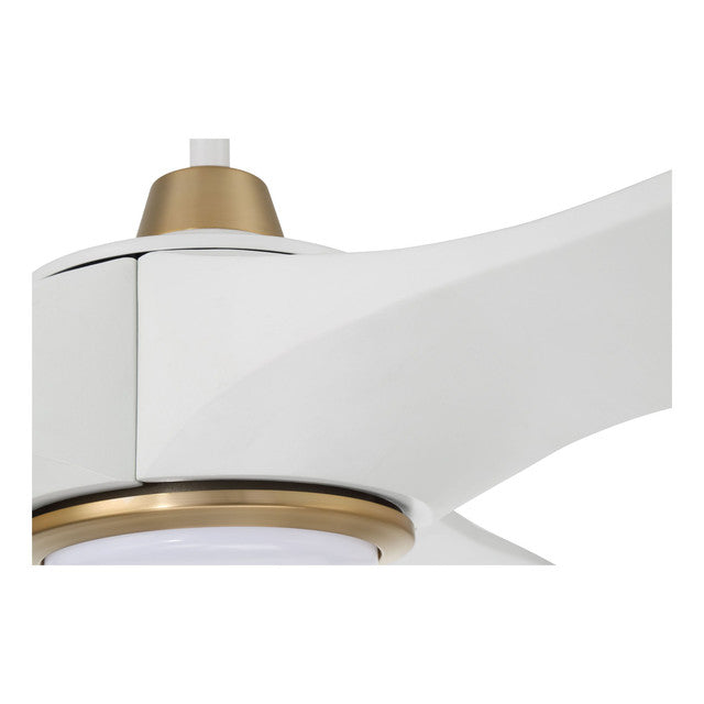 EVY60WSB3 - Envy 60" 3 Blade Indoor / Outdoor Ceiling Fan with Light Kit - Wi-Fi Remote Control - Wh