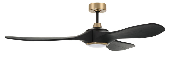 EVY60FBSB3 - Envy 60" 3 Blade Indoor / Outdoor Ceiling Fan with Light Kit - Wi-Fi Remote Control - F