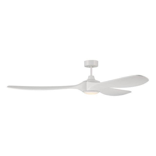 EVY72W3 - Envy 72" 3 Blade Indoor / Outdoor Ceiling Fan with Light Kit - Wi-Fi Remote Control - Whit