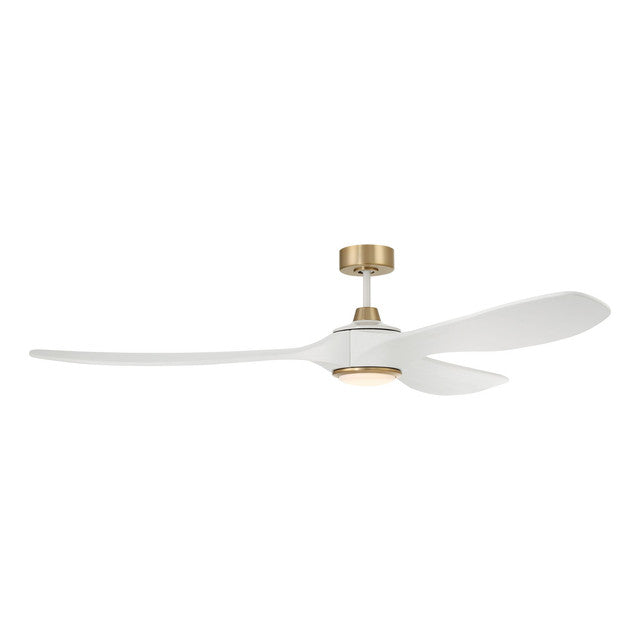 EVY72WSB3 - Envy 72" 3 Blade Indoor / Outdoor Ceiling Fan with Light Kit - Wi-Fi Remote Control - Wh