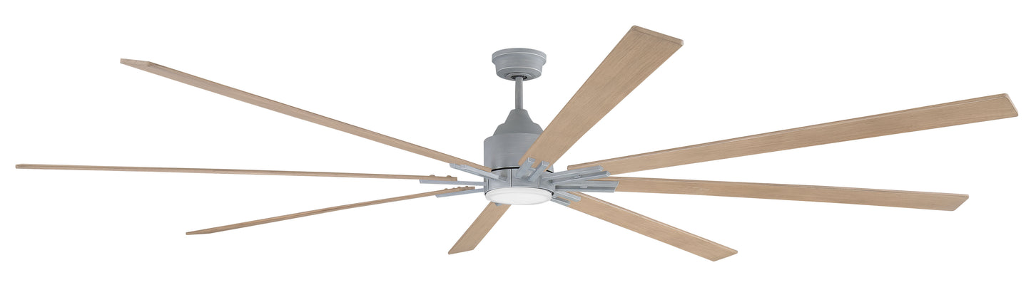 FLE100AGV8 - Fleming 100" 8 Blade Indoor / Outdoor Ceiling Fan with Light Kit - Remote & Wall Contro