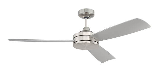 INS54BNK3 - Inspo 54" 3 Blade Ceiling Fan - Wall Control - Brushed Polished Nickel