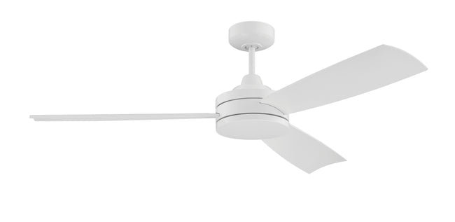 INS54W3 - Inspo 54" 3 Blade Indoor / Outdoor Ceiling Fan - Wall Control - White