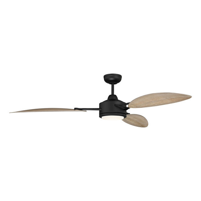 JOU64FB3 - Journey 64" 3 Blade Indoor / Outdoor Ceiling Fan with Light Kit - Remote Control - Flat B
