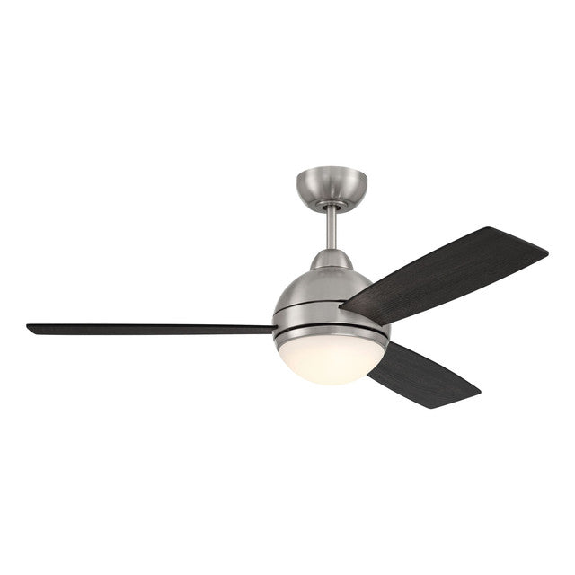 KNE48BNK3 - Keen 48" 3 Blade Ceiling Fan with Light Kit - Remote & Wall Control - Brushed Polished N