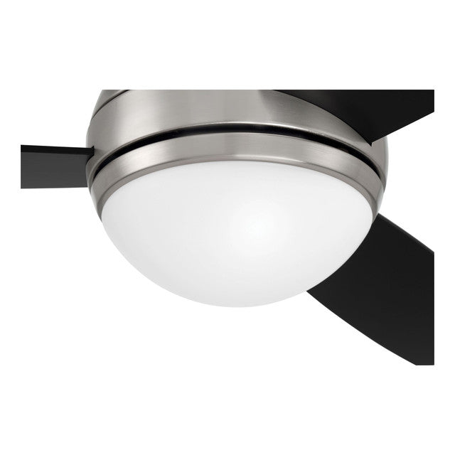 KNE48BNK3 - Keen 48" 3 Blade Ceiling Fan with Light Kit - Remote & Wall Control - Brushed Polished N
