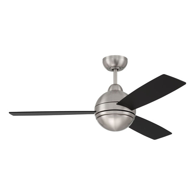 KNE48BNK3 - Keen 48" 3 Blade Ceiling Fan with Light Kit - Remote & Wall Control - Brushed Polished N