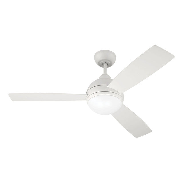 KNE48W3 - Keen 48" 3 Blade Ceiling Fan with Light Kit - Remote & Wall Control - White