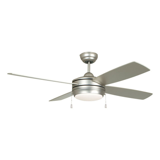LAV44BN4LK-LED - Laval 44" 4 Blade Ceiling Fan with Light Kit - Pull Chain - Brushed Satin Nickel