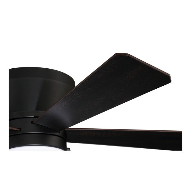 MER52FB5 - Merit 52" 5 Blade Ceiling Fan with Light Kit - Pull Chain - Flat Black