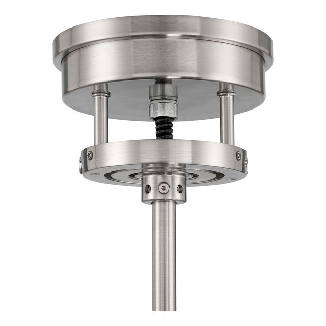 MES60BNK3 - Mesmerize 60" 3 Blade Ceiling Fan with Light Kit - Wi-Fi Remote Control - Brushed Polish