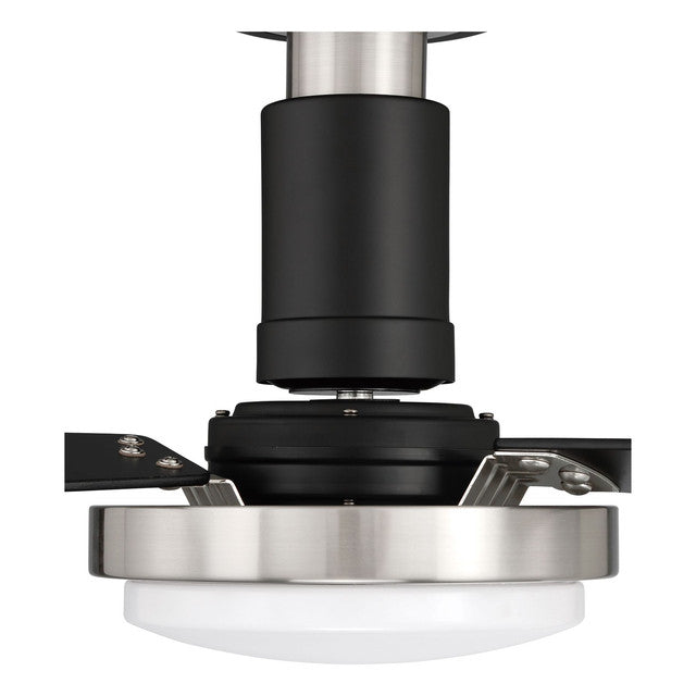 MNG52FBBNK3 - Manning 52" 3 Blade Ceiling Fan with Light Kit - Remote Control - Flat Black / Brushed