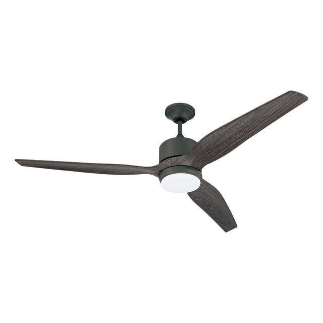 MOB60AGV3 - Mobi 60" 3 Blade Indoor / Outdoor Ceiling Fan with Light Kit - Remote & Wall Control - A