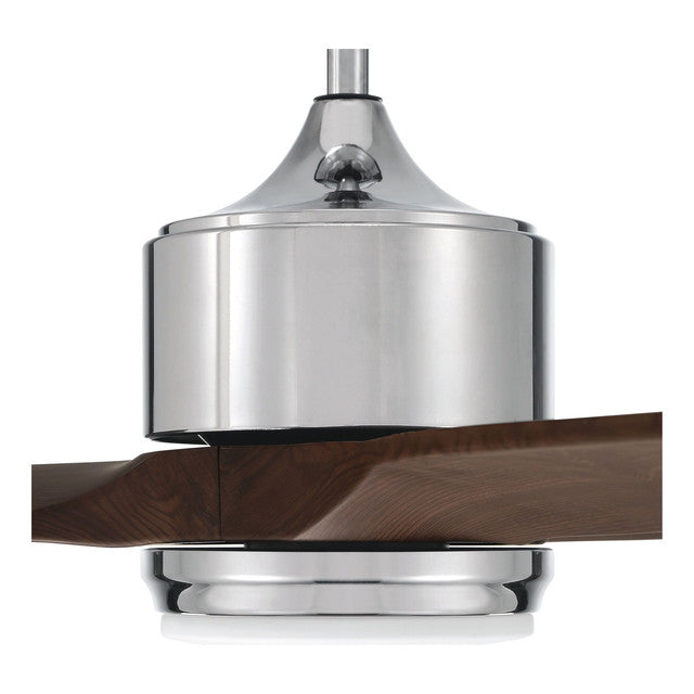 MOB60CH3 - Mobi 60" 3 Blade Ceiling Fan with Light Kit - Remote & Wall Control - Chrome